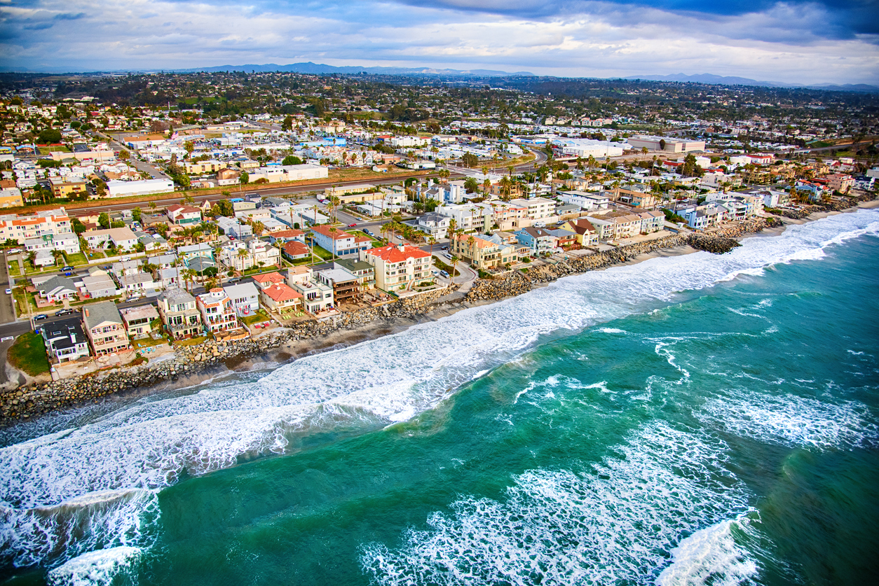 Panoramic Image of Oceanside, California